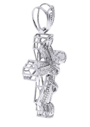 Diamond Cross Pendant| 3.23 Carats| 23.26 Grams