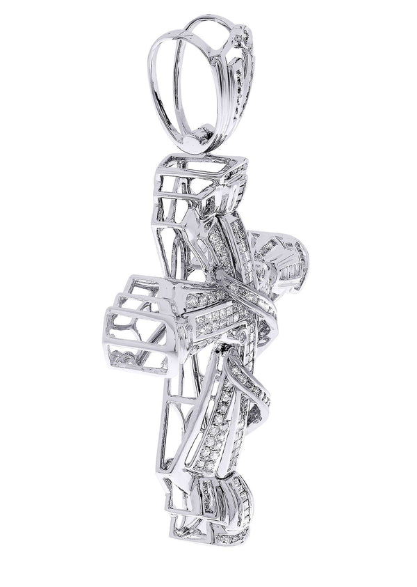 Diamond Cross Pendant| 3.23 Carats| 23.26 Grams