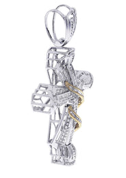 Diamond Cross Pendant| 3.3 Carats| 23.19 Grams