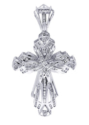 Diamond Cross Pendant| 1.23 Carats| 20.4 Grams