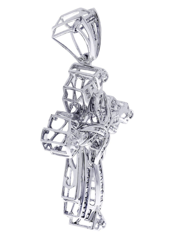 Diamond Cross Pendant| 1.23 Carats| 20.4 Grams