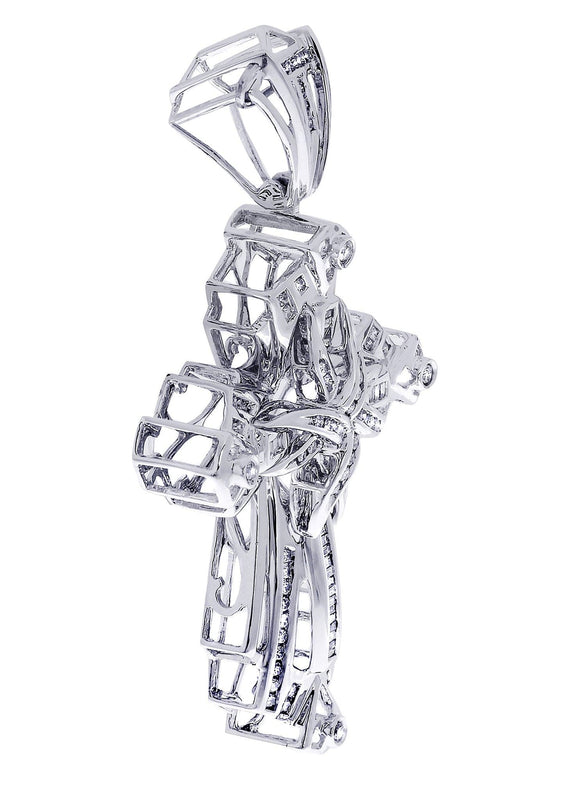 Diamond Cross Pendant| 1.23 Carats| 20.4 Grams
