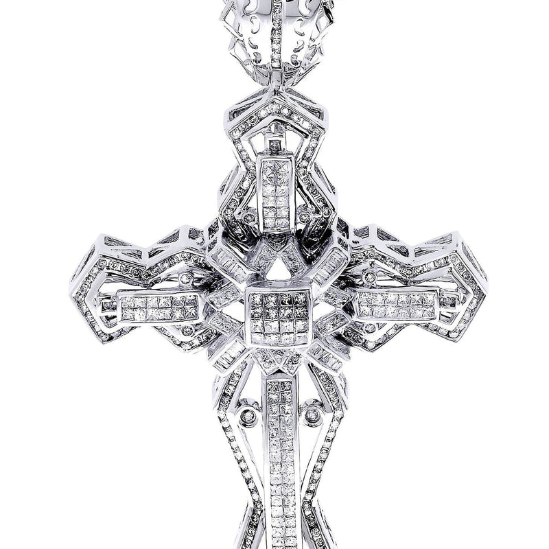 Diamond Cross Pendant| 3.15 Carats| 26.7 Grams