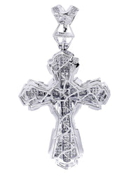 Diamond Cross Pendant| 2.71 Carats| 23.79 Grams