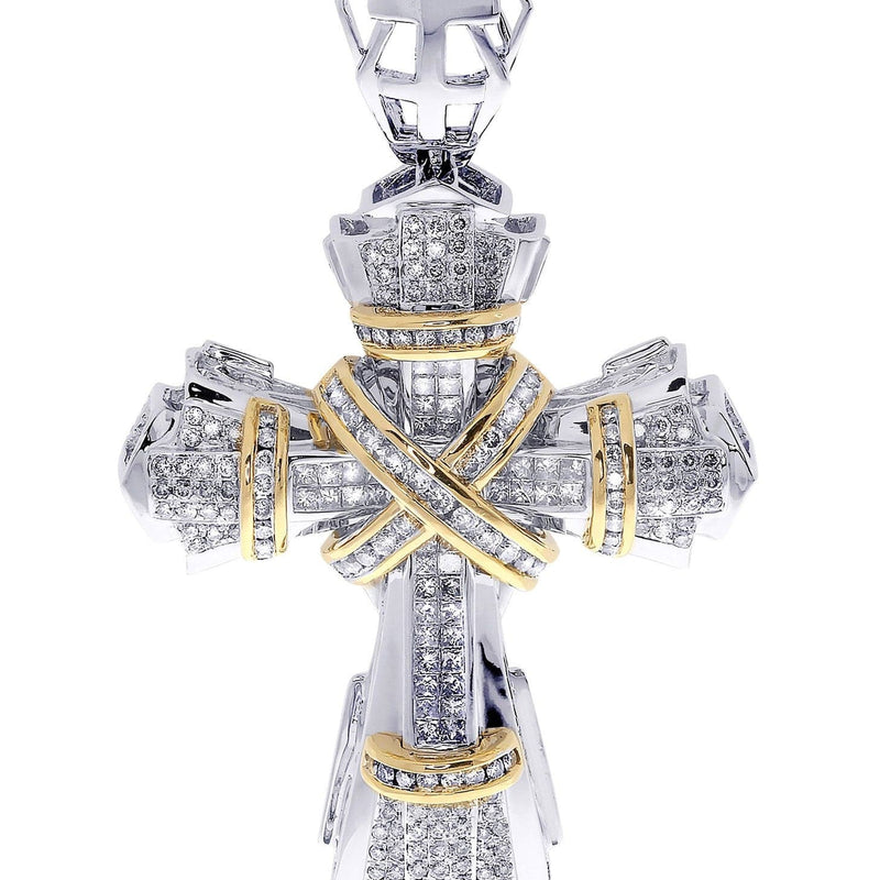Diamond Cross Pendant| 2.71 Carats| 23.79 Grams