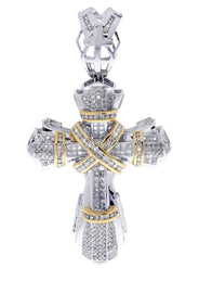 Diamond Cross Pendant| 2.71 Carats| 23.79 Grams