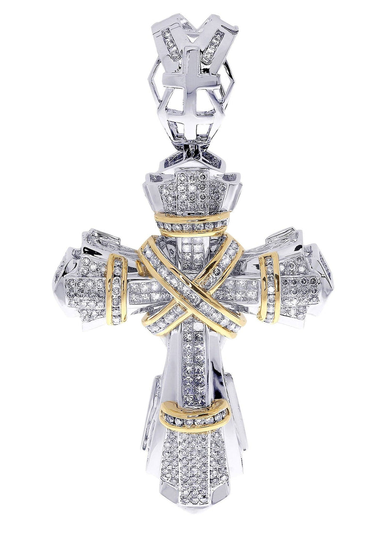 Diamond Cross Pendant| 2.71 Carats| 23.79 Grams