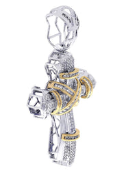 Diamond Cross Pendant| 2.71 Carats| 23.79 Grams