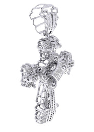 Diamond Cross Pendant| 2.08 Carats| 22.92 Grams