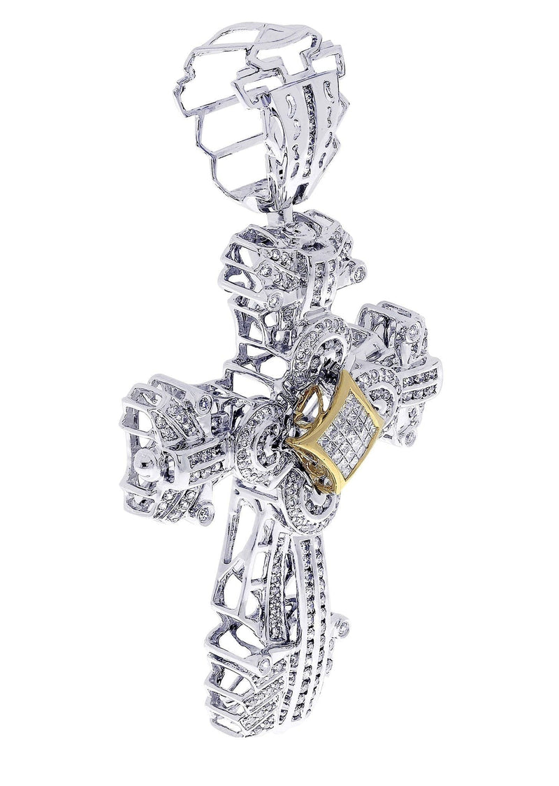 Diamond Cross Pendant| 2.07 Carats| 23.5 Grams