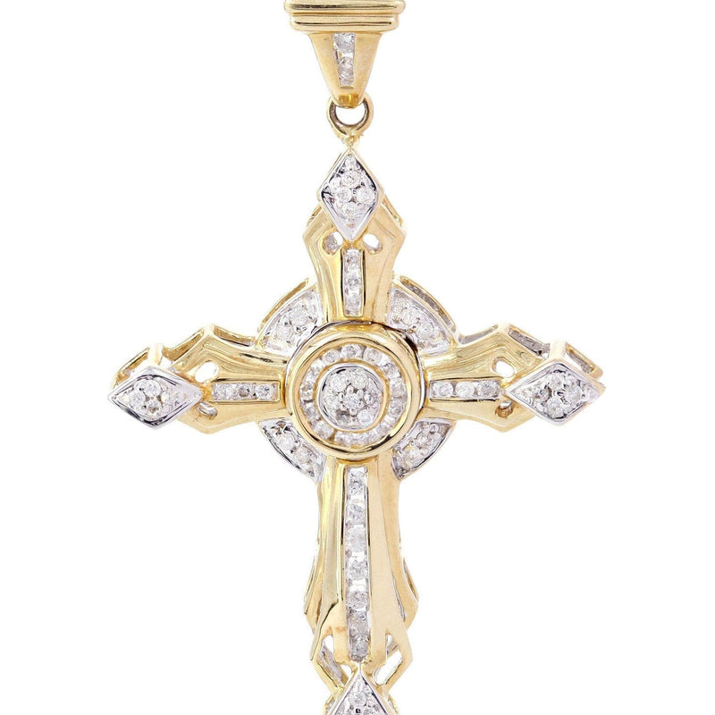 Diamond Cross Pendant | 0.39 Carats | 6.25 Grams