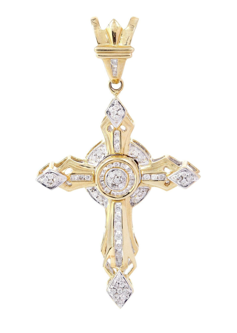 Diamond Cross Pendant | 0.39 Carats | 6.25 Grams