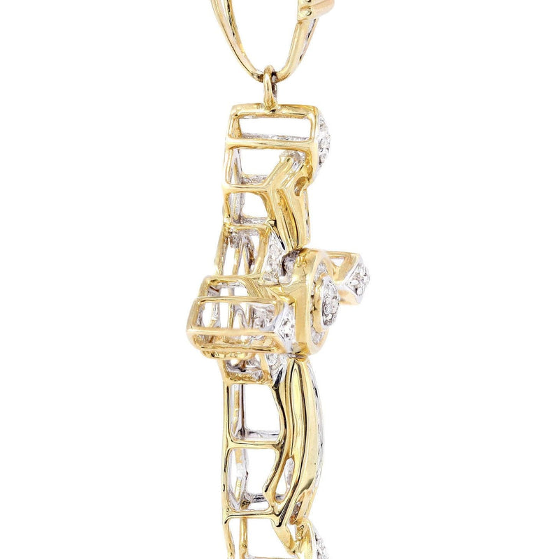 Diamond Cross Pendant | 0.39 Carats | 6.25 Grams