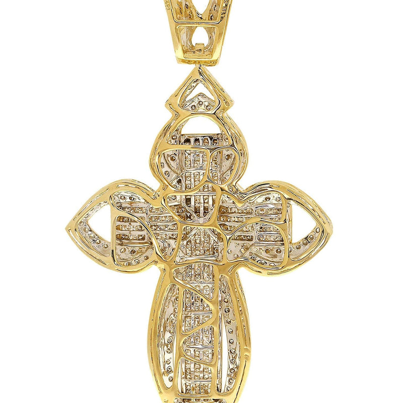 Diamond Cross Pendant| 3.36 Carats| 16.76 Grams