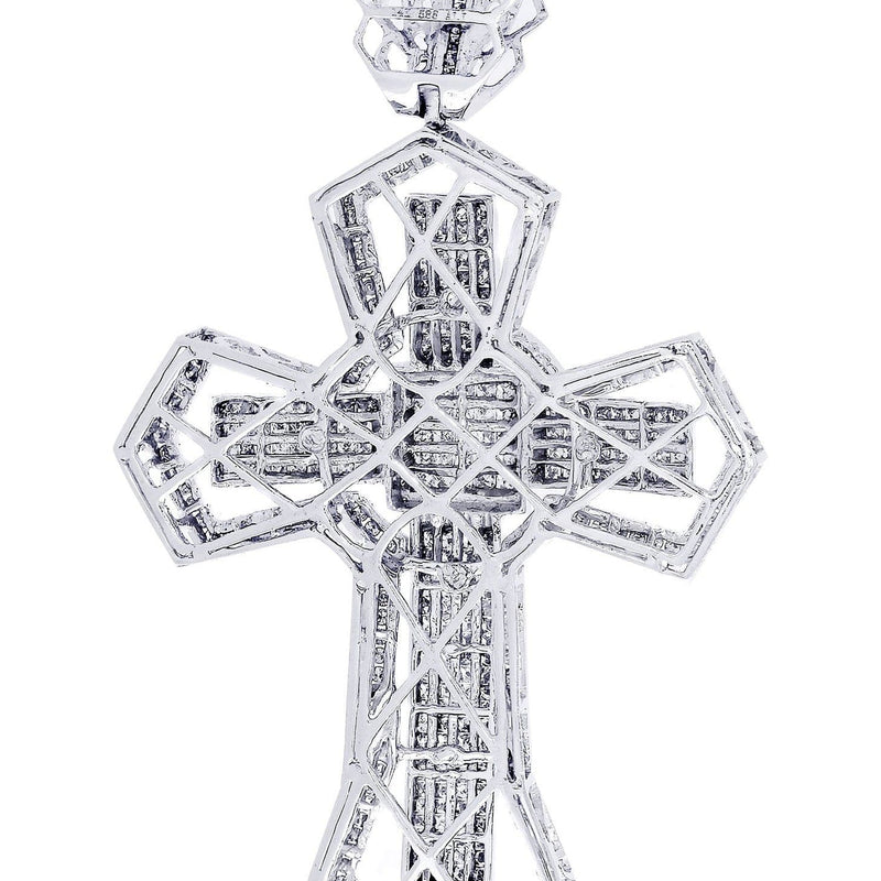 Diamond Cross Pendant| 4.1 Carats| 22.95 Grams