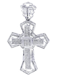 Diamond Cross Pendant| 4.1 Carats| 22.95 Grams
