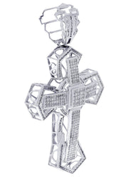 Diamond Cross Pendant| 4.1 Carats| 22.95 Grams