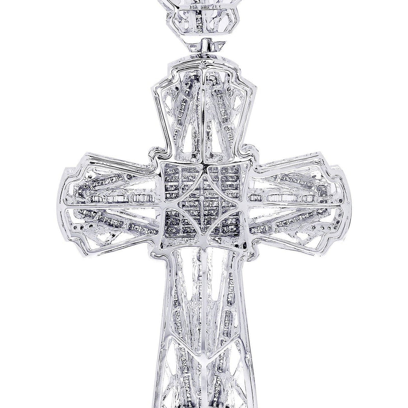 Diamond Cross Pendant| 2.63 Carats| 24.62 Grams