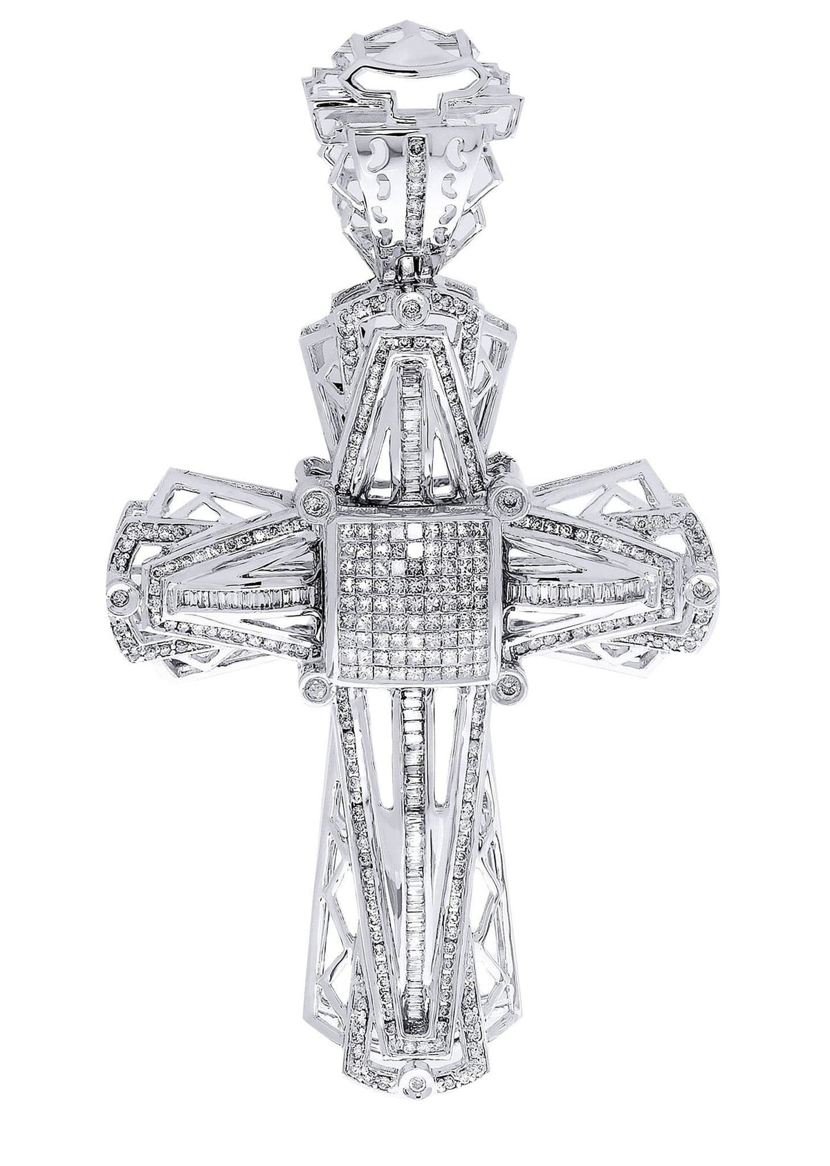 Diamond Cross Pendant| 2.63 Carats| 24.62 Grams