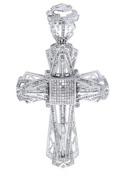Diamond Cross Pendant| 2.63 Carats| 24.62 Grams
