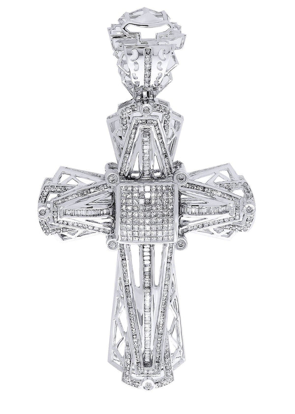 Diamond Cross Pendant| 2.63 Carats| 24.62 Grams