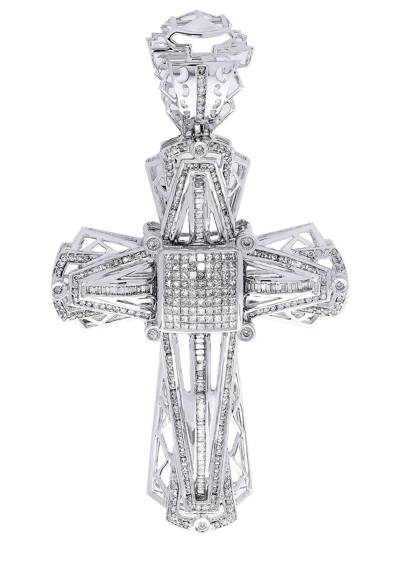 Diamond Cross Pendant| 2.63 Carats| 24.62 Grams