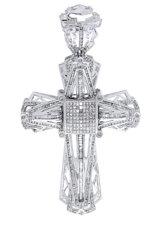 Diamond Cross Pendant| 2.63 Carats| 24.62 Grams