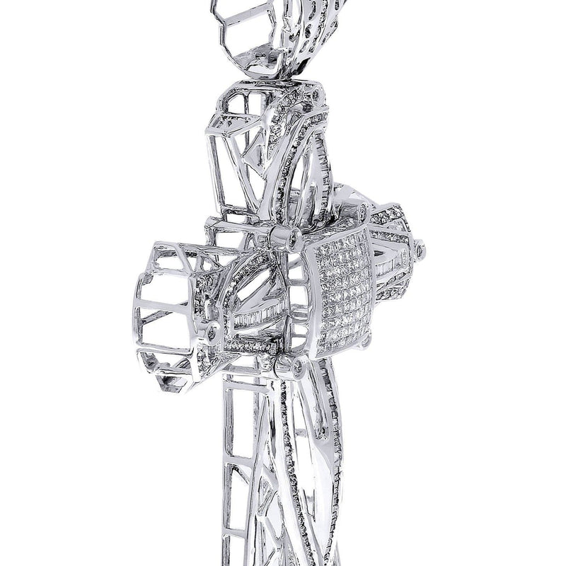 Diamond Cross Pendant| 2.63 Carats| 24.62 Grams