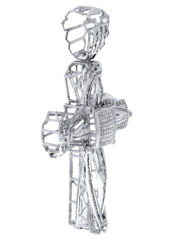 Diamond Cross Pendant| 2.63 Carats| 24.62 Grams