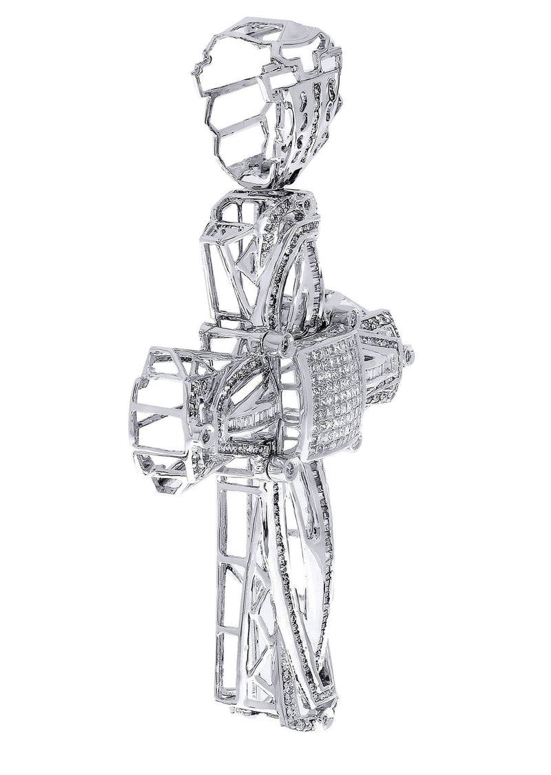 Diamond Cross Pendant| 2.63 Carats| 24.62 Grams