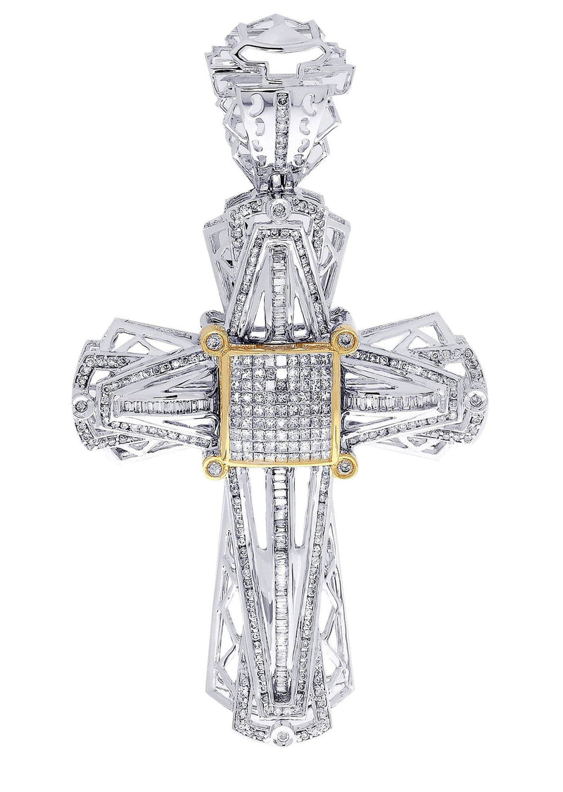 Diamond Cross Pendant| 2.66 Carats| 24.77 Grams