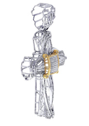 Diamond Cross Pendant| 2.66 Carats| 24.77 Grams
