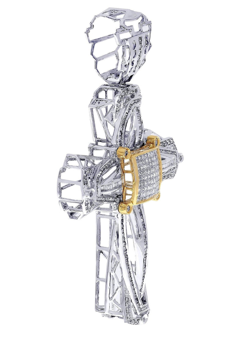 Diamond Cross Pendant| 2.66 Carats| 24.77 Grams