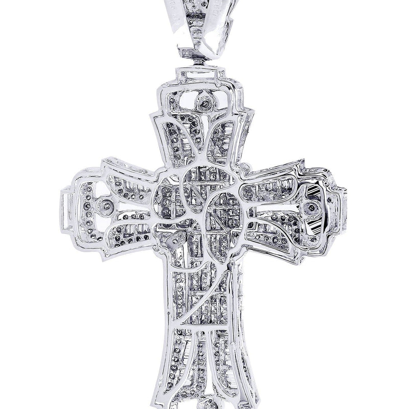 Diamond Cross Pendant| 3.18 Carats| 21.52 Grams