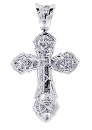 Diamond Cross Pendant| 1.72 Carats| 30.68 Grams