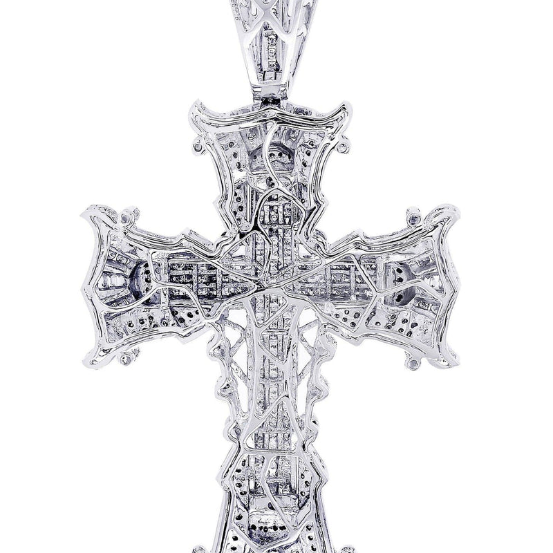 Diamond Cross Pendant| 4.1 Carats| 32.77 Grams
