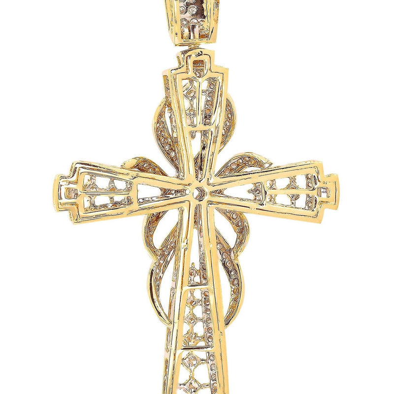 Diamond Cross Pendant| 2.33 Carats| 14.34 Grams