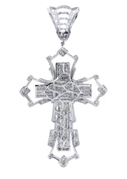 Diamond Cross Pendant| 3.74 Carats| 22.88 Grams