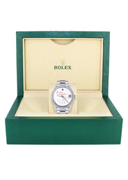 Diamond Mens Rolex Datejust Watch 16200 | 36Mm | "Who Cares I'm Already Late" Custom Dial | Oyster Band