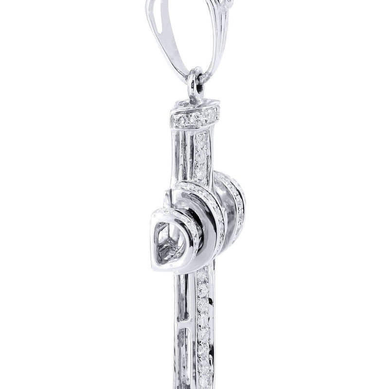 Diamond Cross Pendant | 0.44 Carats | 3.44 Grams