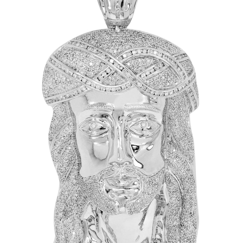 Diamond Jesus Piece | 114 Grams | 13 Carats