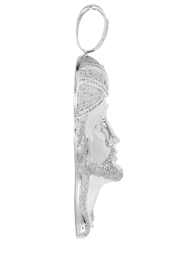 Diamond Jesus Piece | 114 Grams | 13 Carats