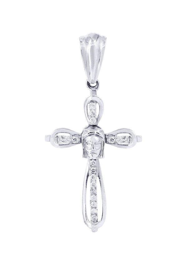 Diamond Cross Pendant | 0.13 Carats | 1.35 Grams