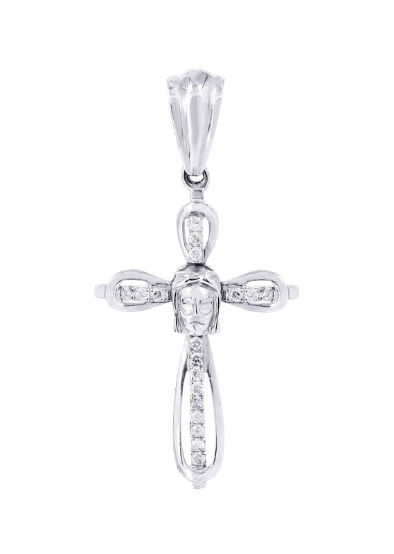 Diamond Cross Pendant | 0.13 Carats | 1.35 Grams