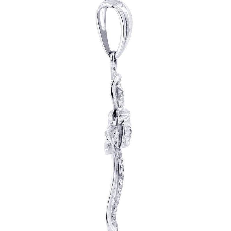 Diamond Cross Pendant | 0.13 Carats | 1.35 Grams