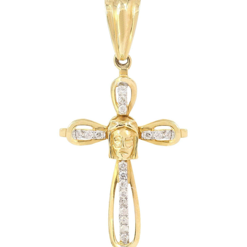 Diamond Cross Pendant | 0.13 Carats | 1.35 Grams