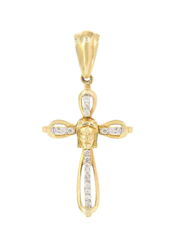 Diamond Cross Pendant | 0.13 Carats | 1.35 Grams