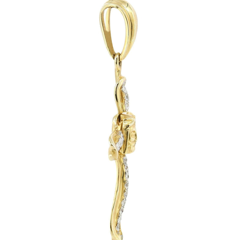 Diamond Cross Pendant | 0.13 Carats | 1.35 Grams