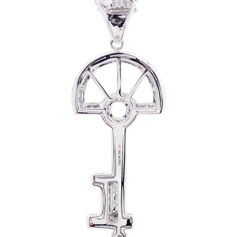 Diamond Key Pendant | 1.03 Carats | 5.96 Grams