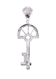 Diamond Key Pendant | 1.03 Carats | 5.96 Grams